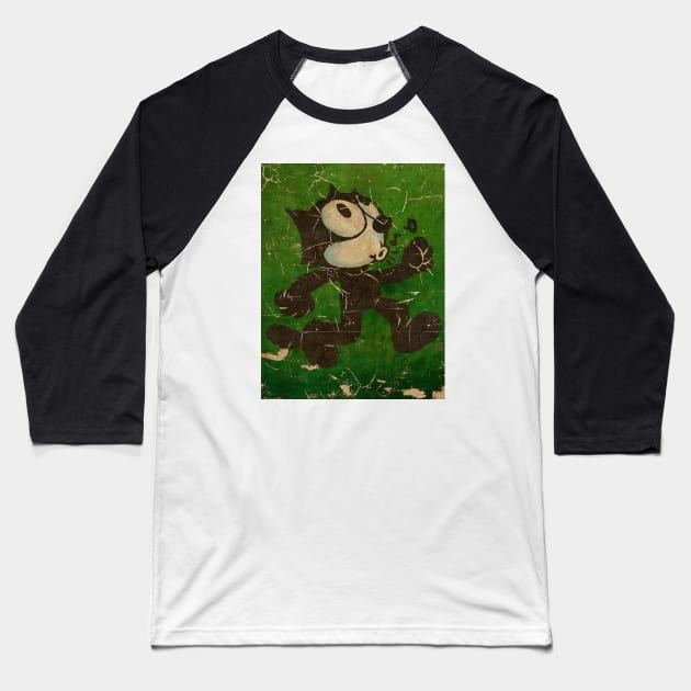 Felix The Cat - Keep Walking Baseball T-Shirt by secukupnya